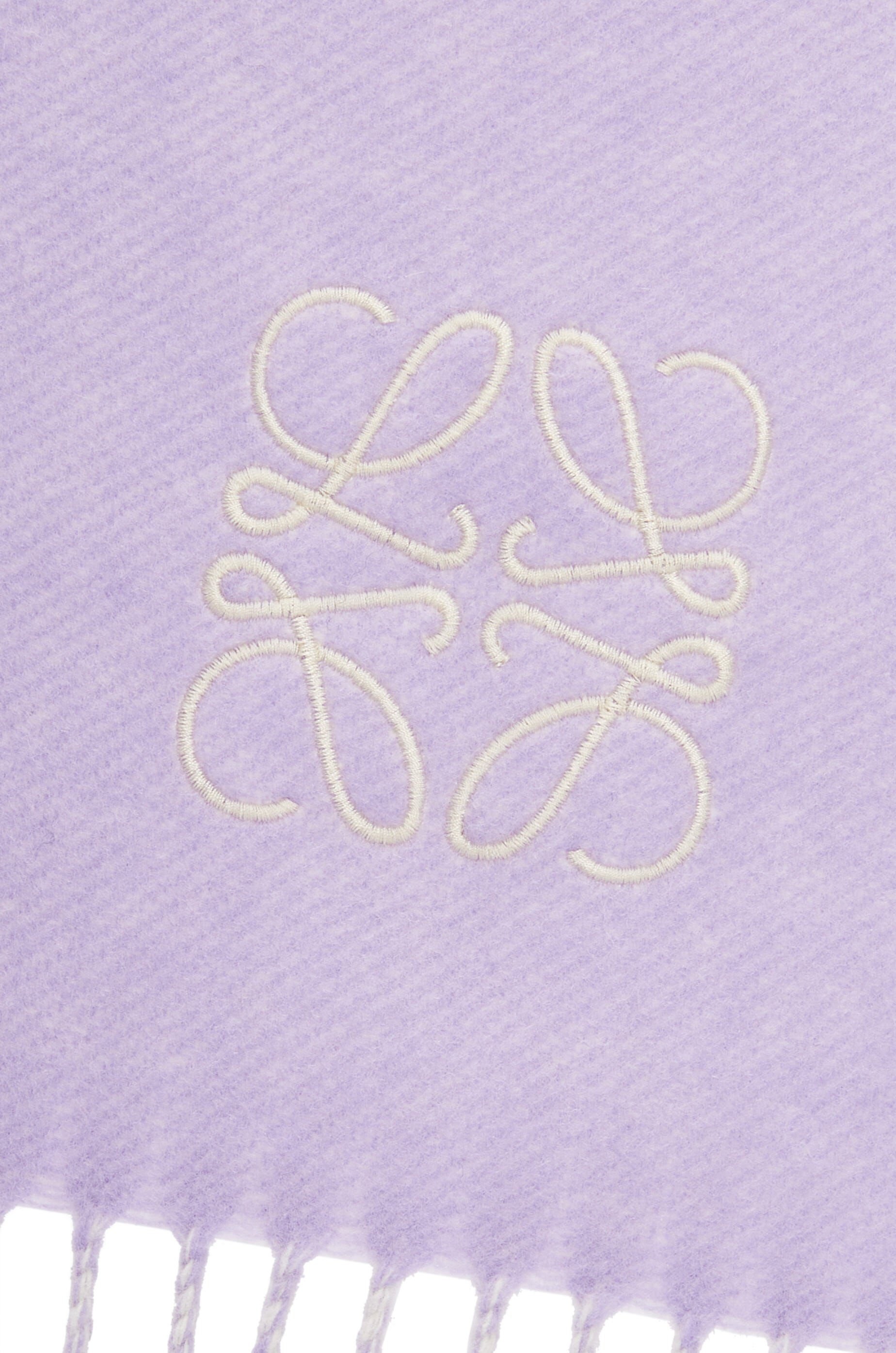 Bicolour scarf in wool and cashmere - 5
