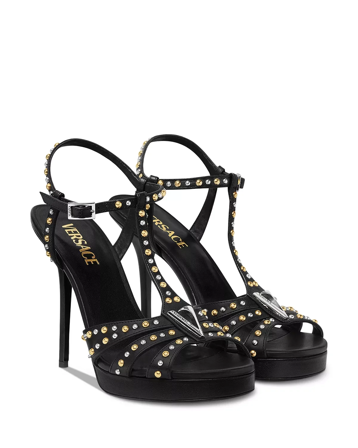 Women's Embellished Strappy Sandals - 1