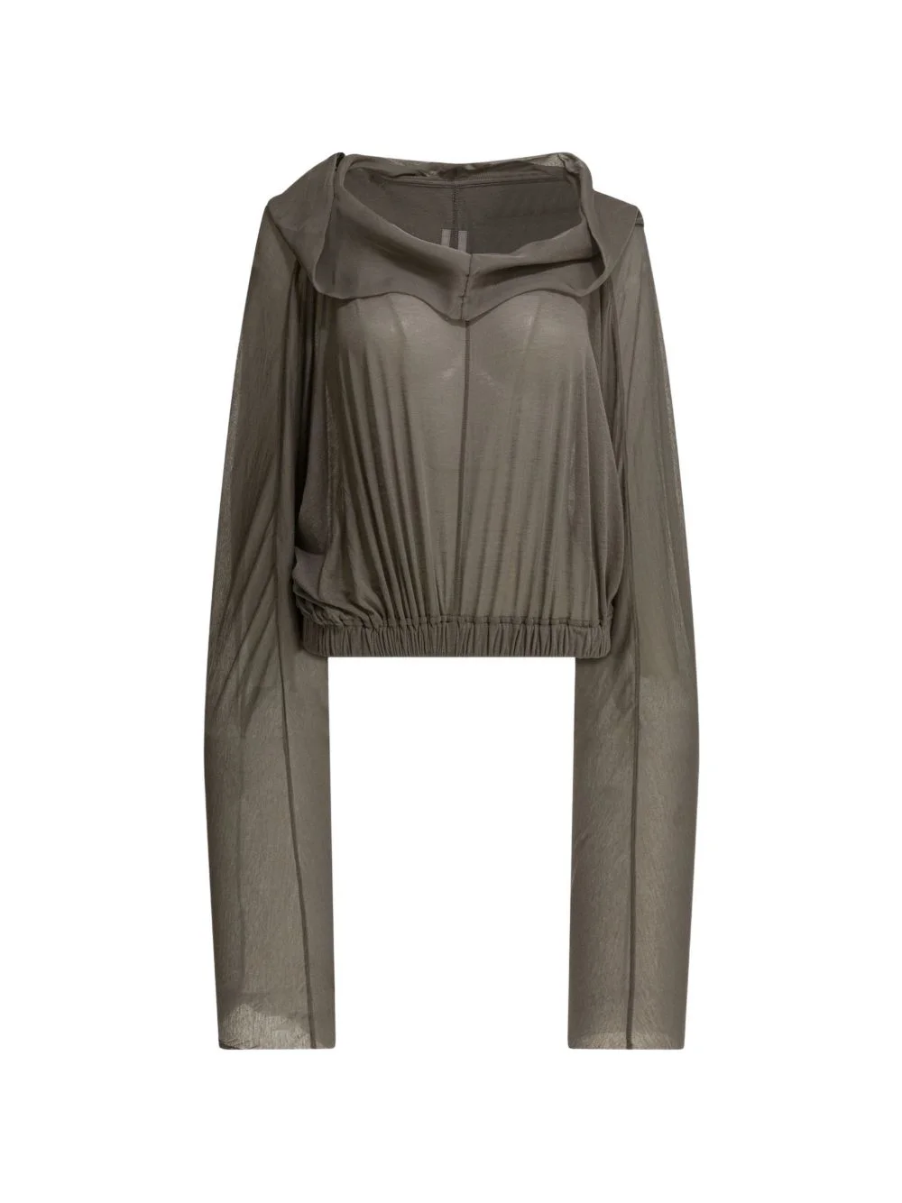 hooded long-sleeve top - 1