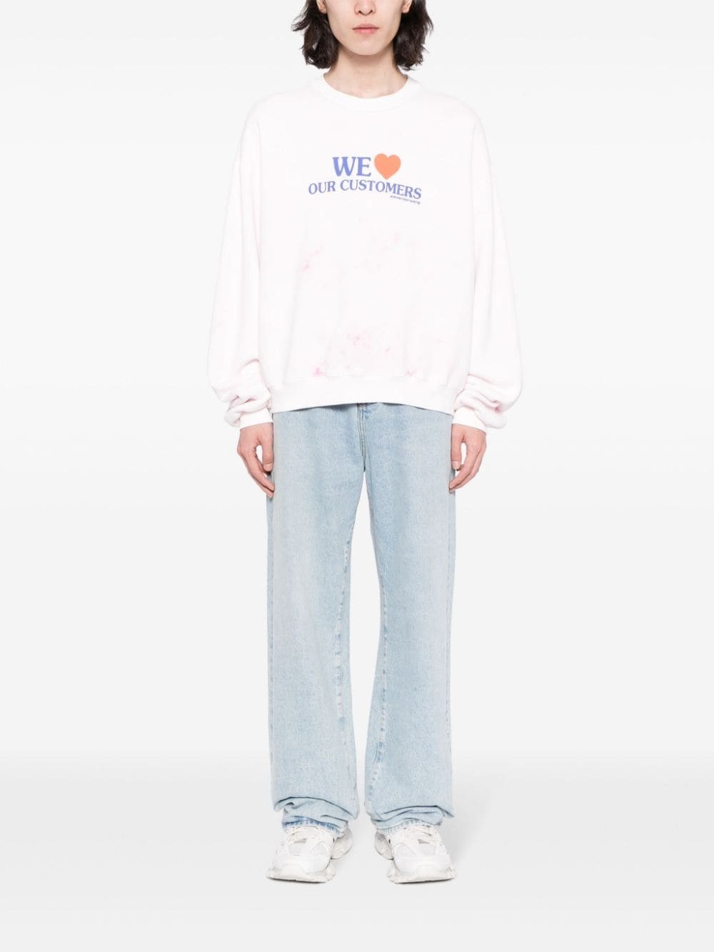 We Love Our Customers cotton sweatshirt - 2