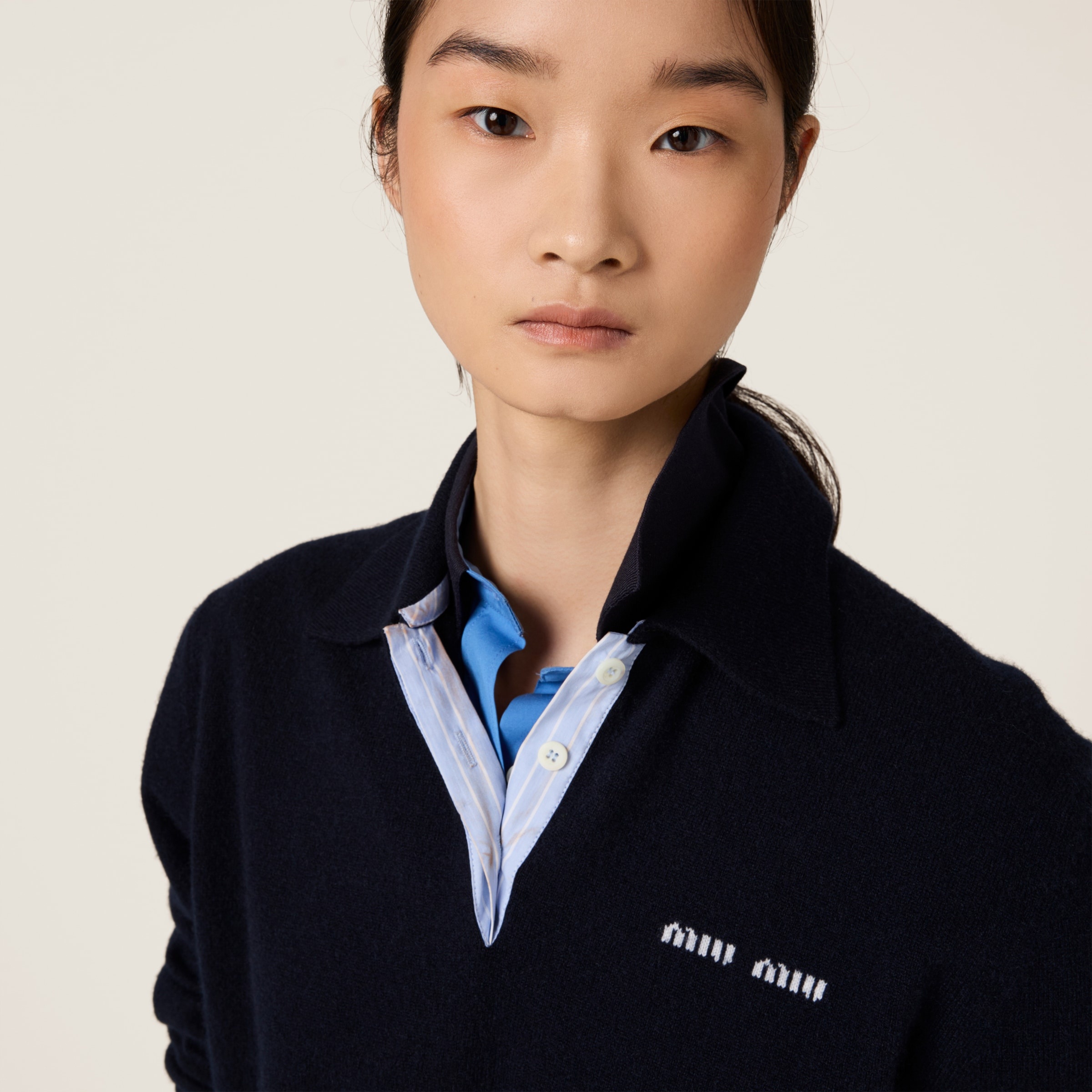 Cashmere polo sweater - 5