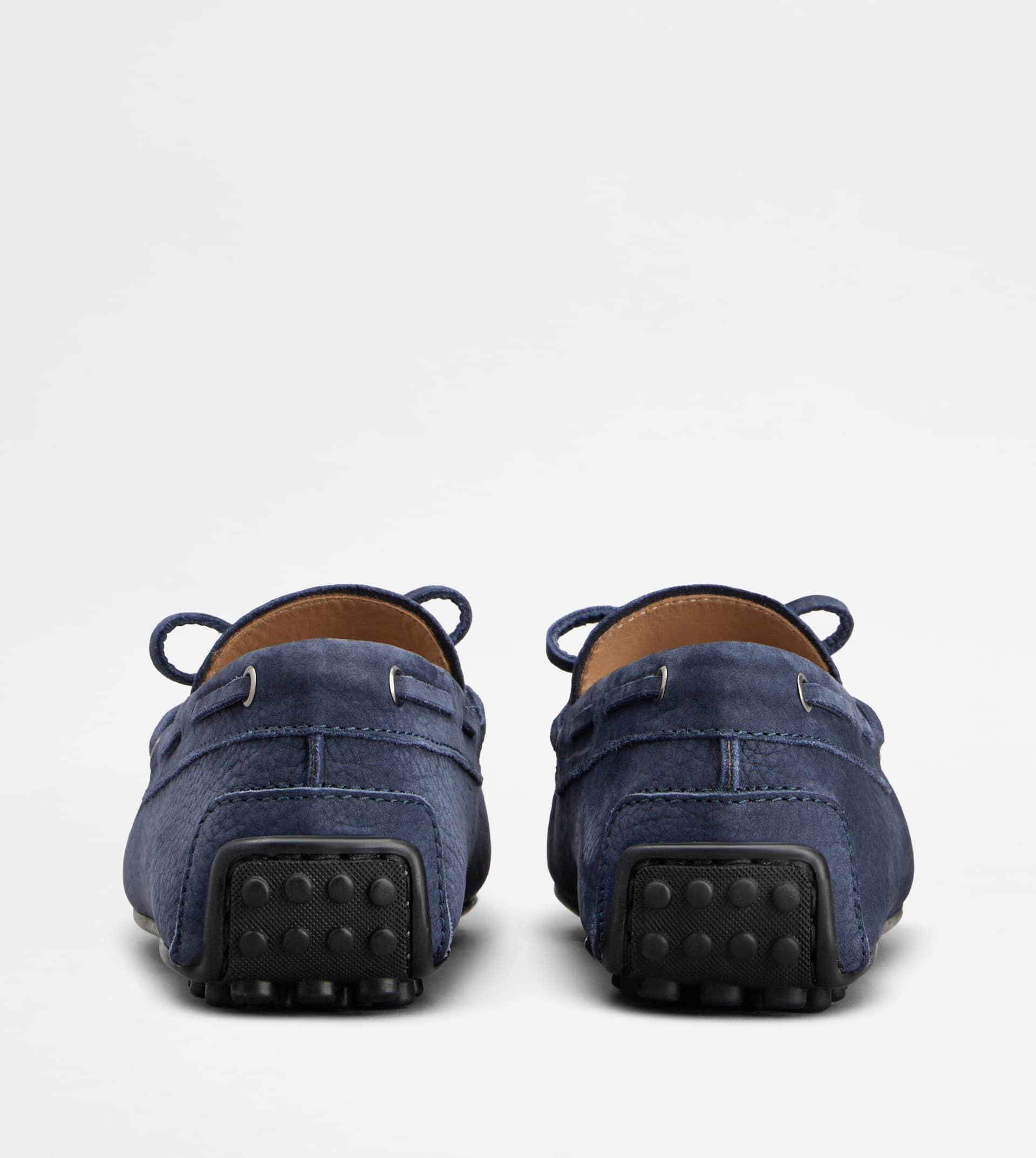 CITY GOMMINO DRIVING SHOES IN NUBUCK - BLUE - 2