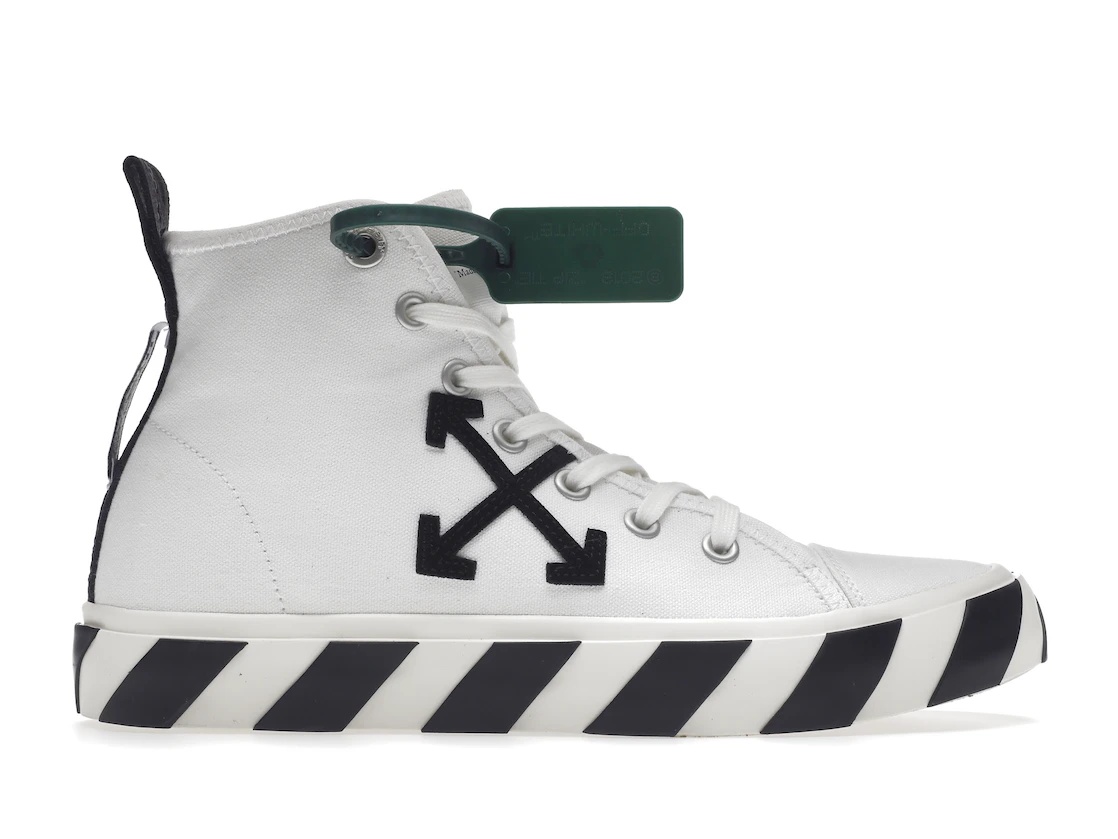 OFF-WHITE Vulc Mid Canvas White Black - 1