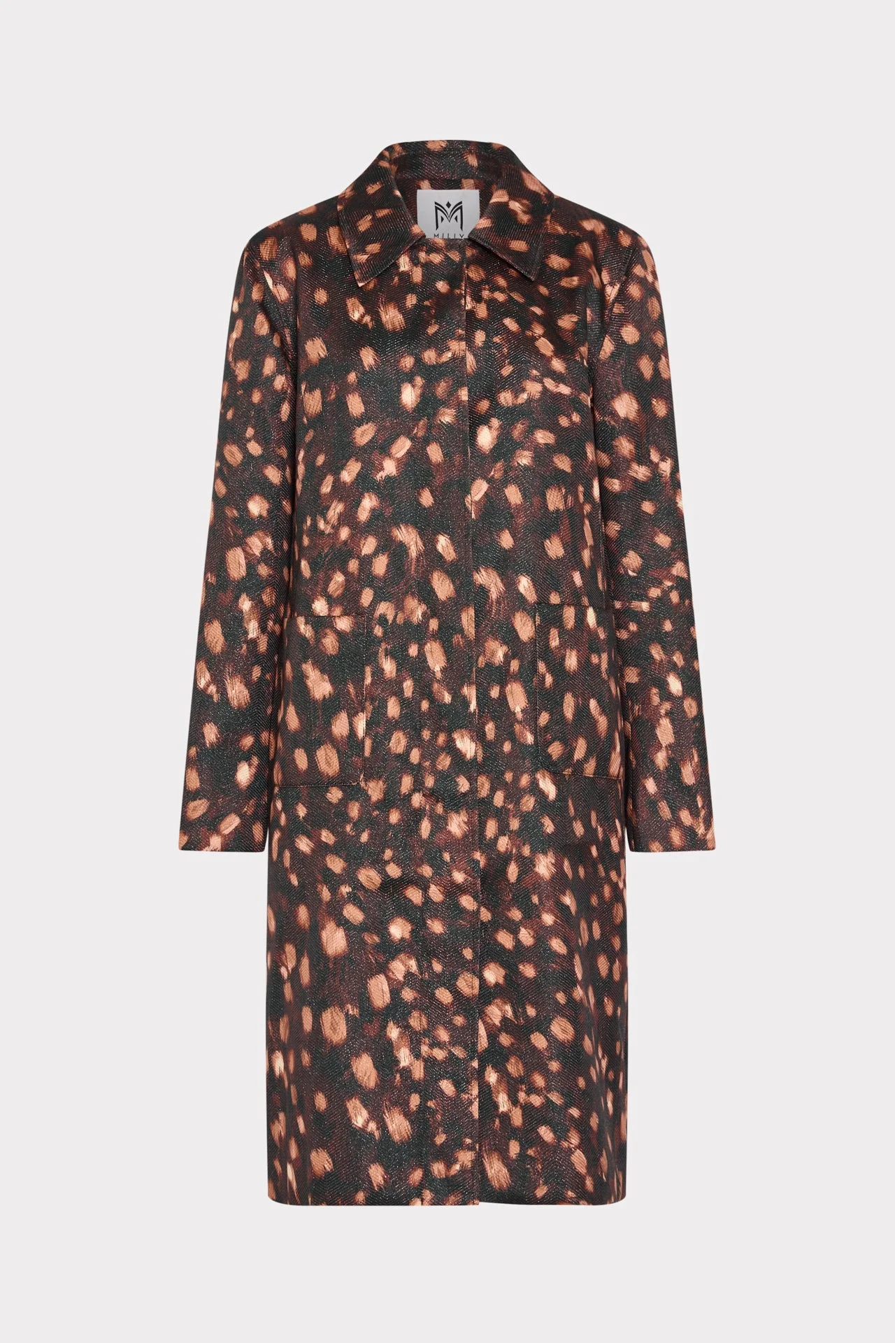 Paityn Jacquard Leopard Coat - 1