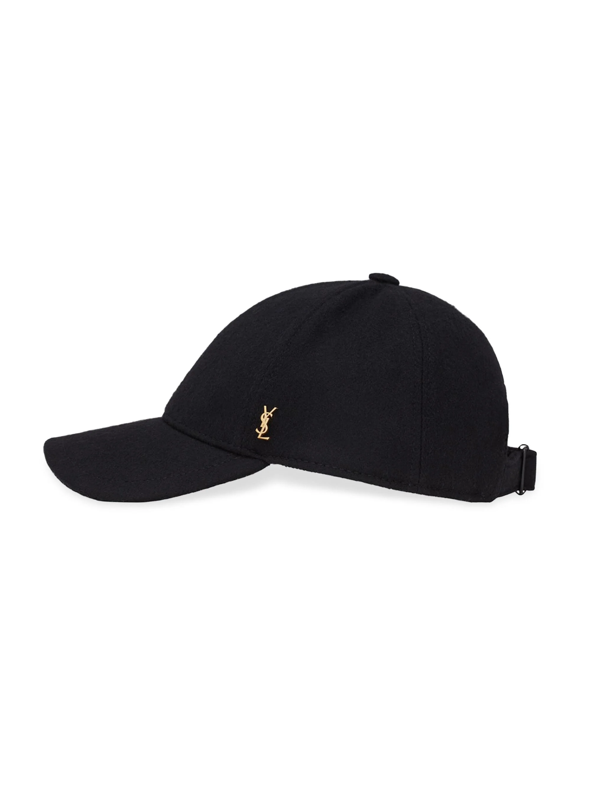Men's Felt Baseball Cap - Black - 1