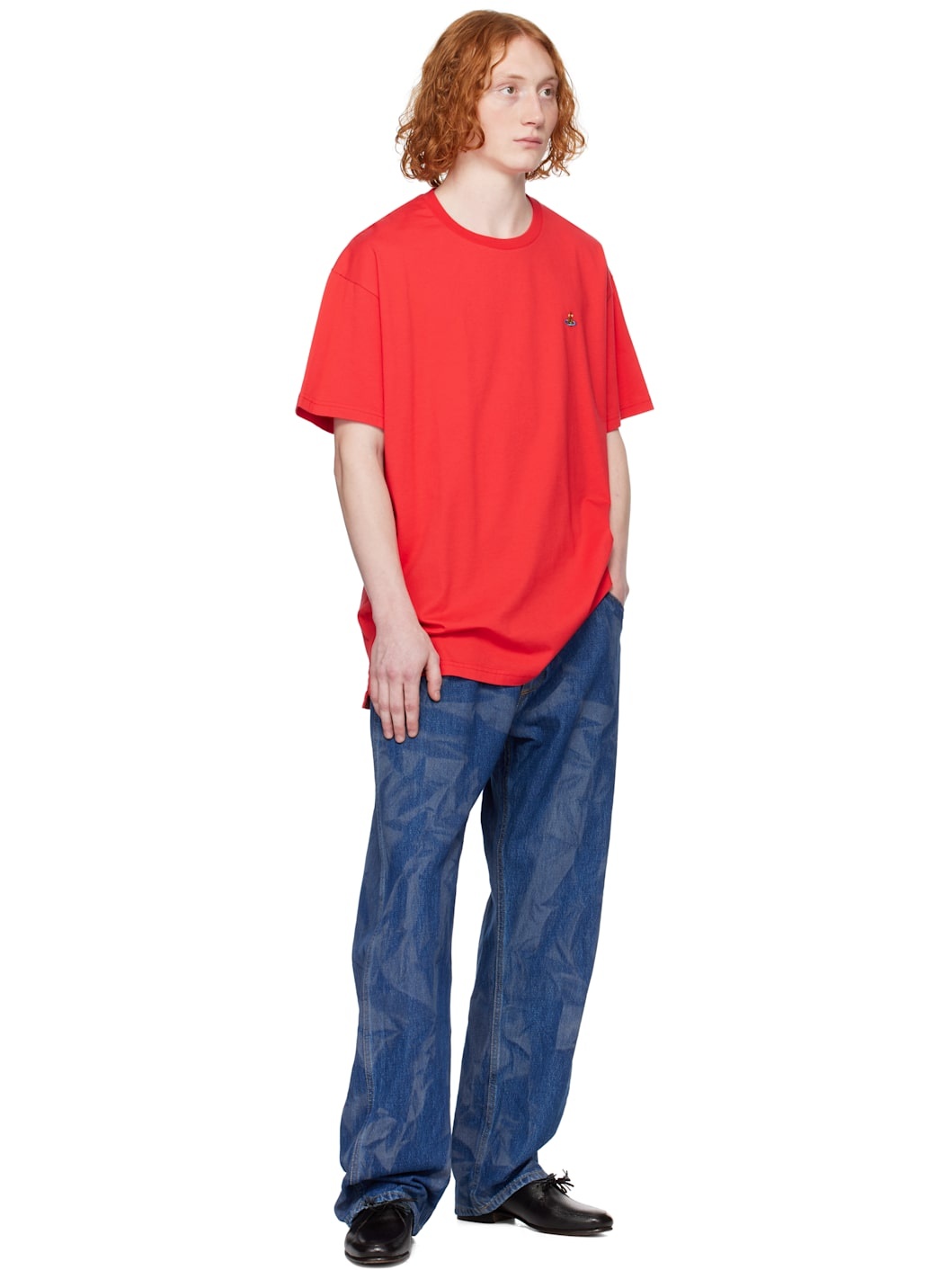 Red Oversized T-shirt - 4