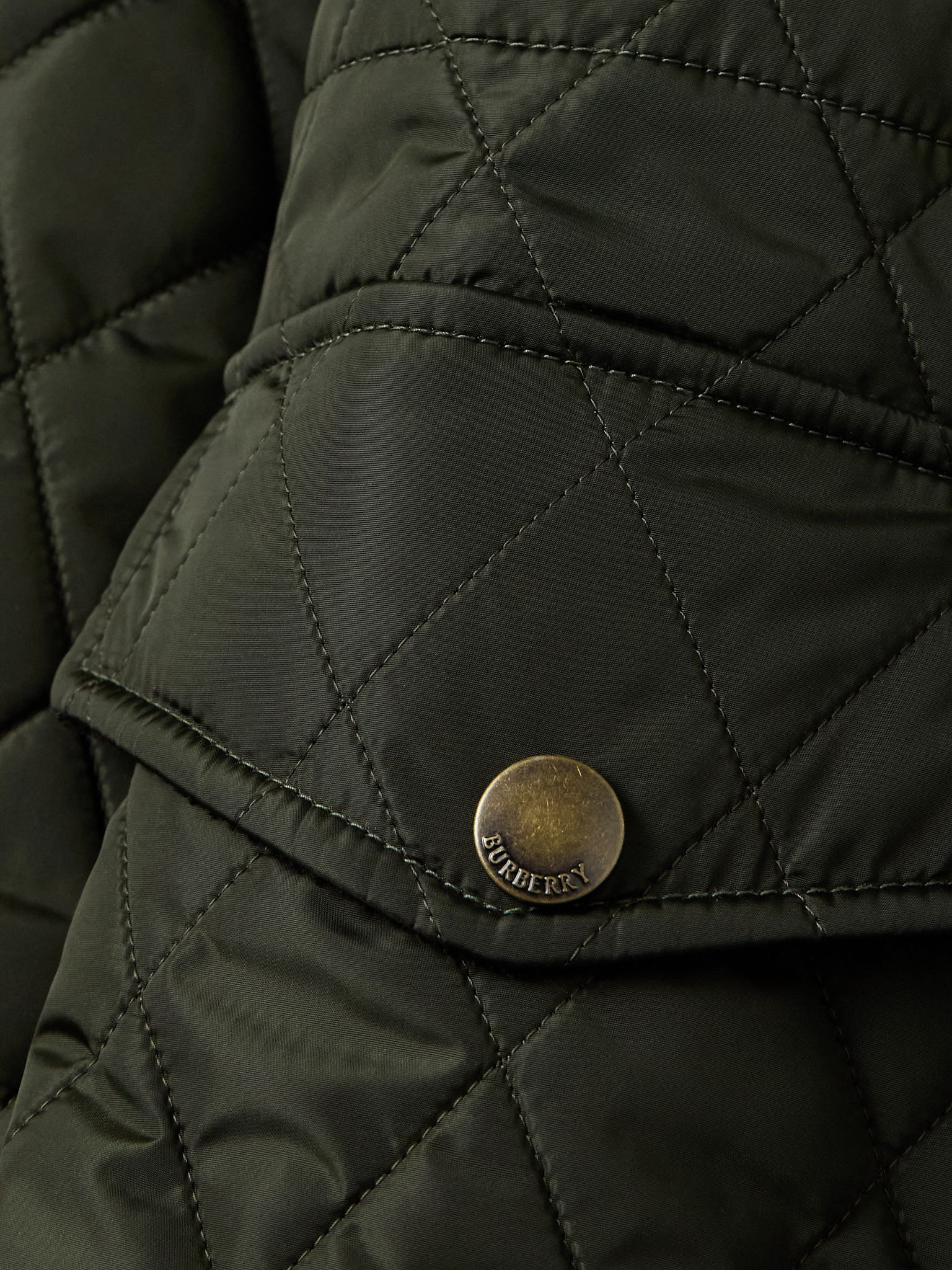 Hooded quilted shell jacket Dark green - 5