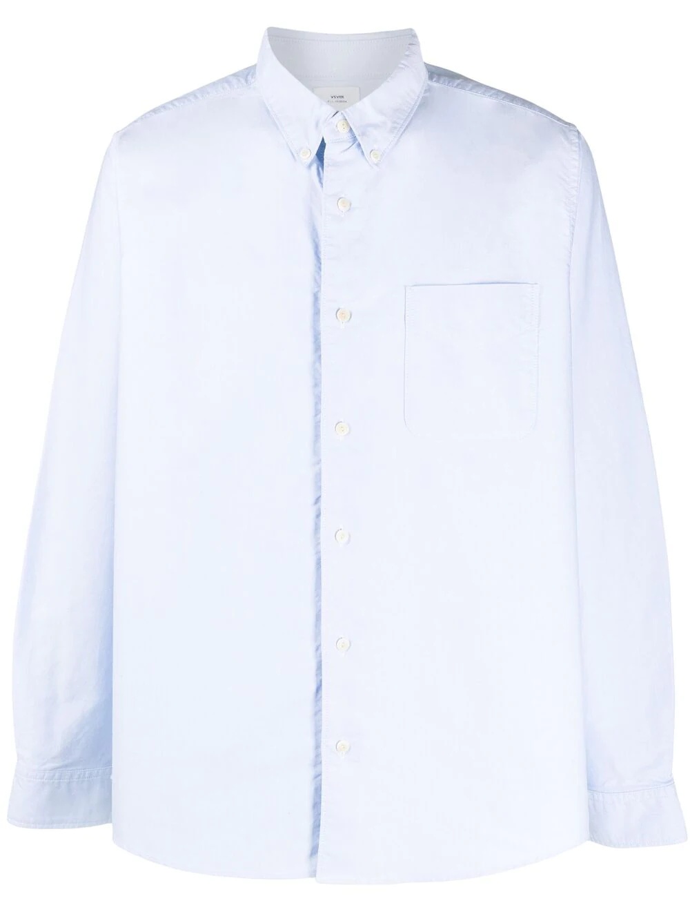 contrasting-panel detail shirt - 1