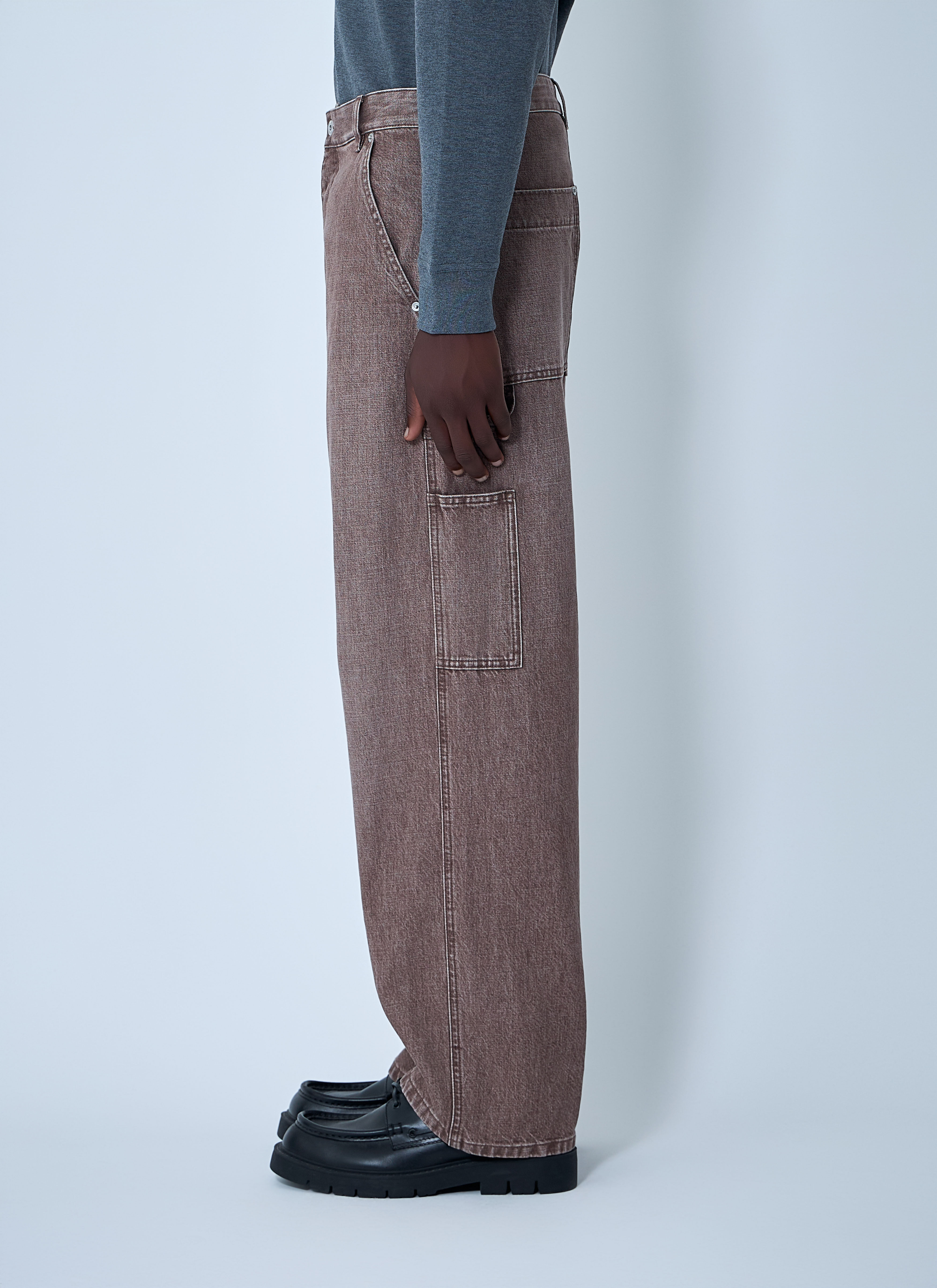 Washed Denim Jeans - 3