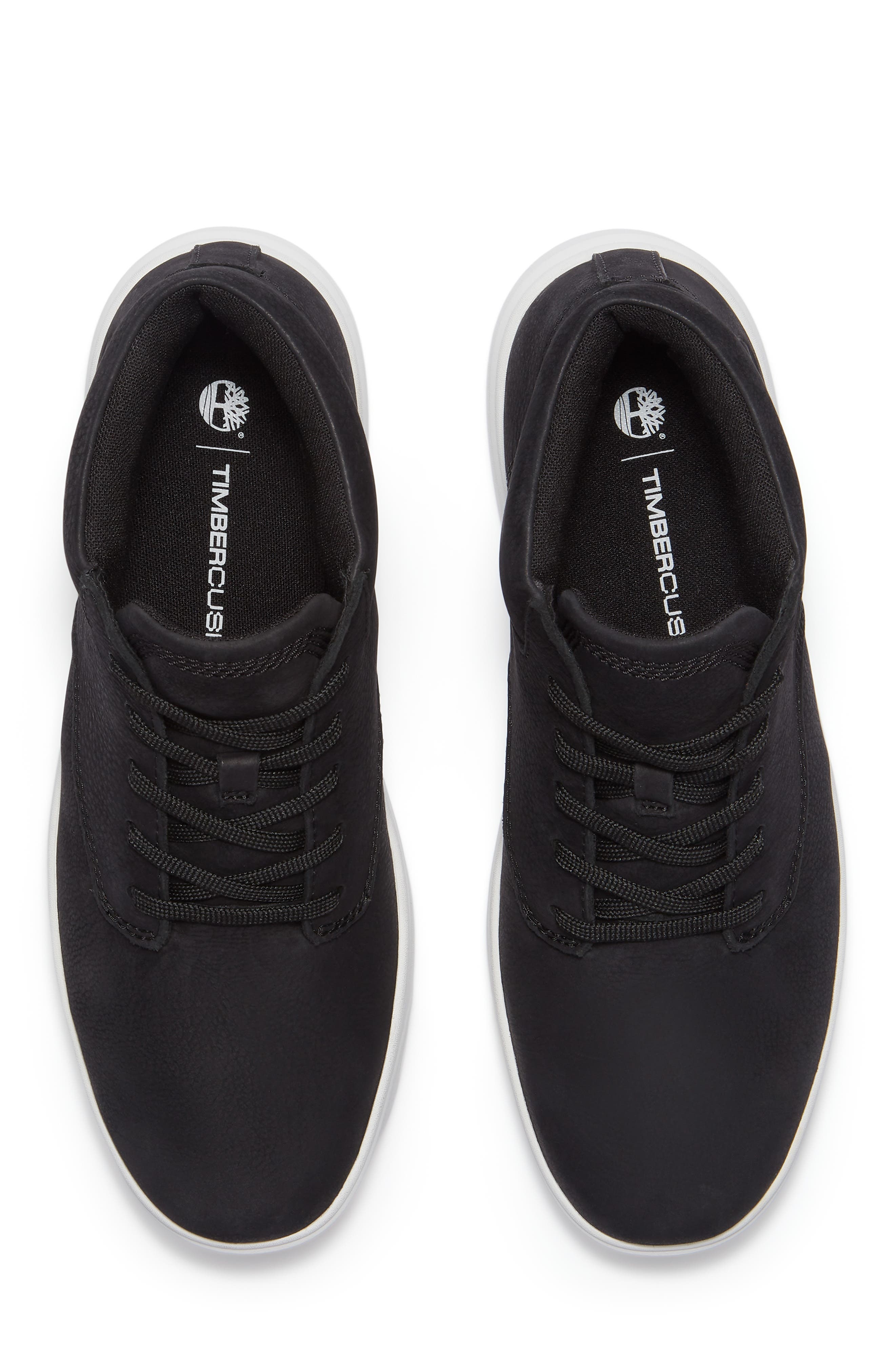 Timberland Emerson Mid Sneaker in Black Nubuck at Nordstrom - 4