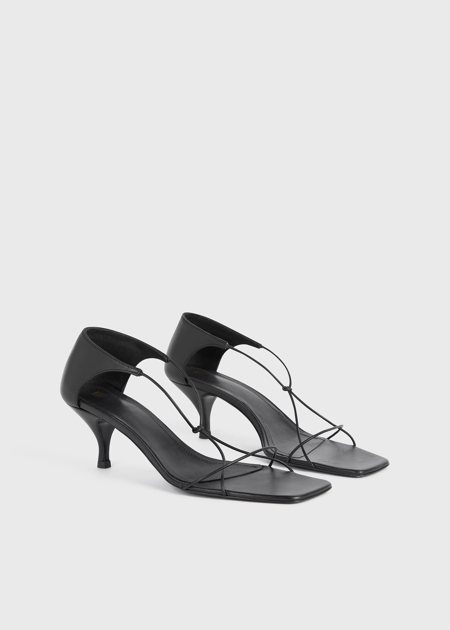 The Leather Knot Sandal black - 7
