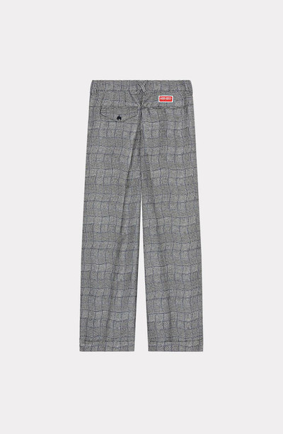 KENZO 'Wavy Check' suit trousers outlook
