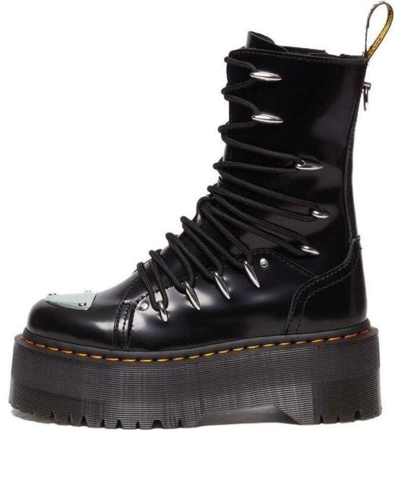 (WMNS) Dr. Martens Jadon Hi LTT Max Leather Platform Boots 'Black' 30964001 1