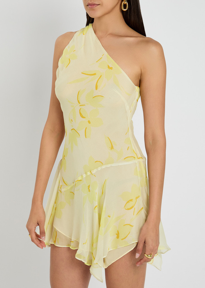 BEC + BRIDGE Bec & Bridge Colmar Asymmetric Chiffon Mini Dress outlook