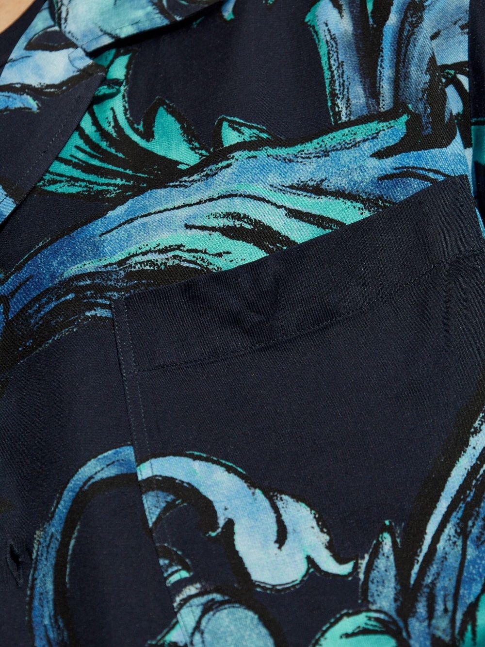 Barocco-print shirt - 5