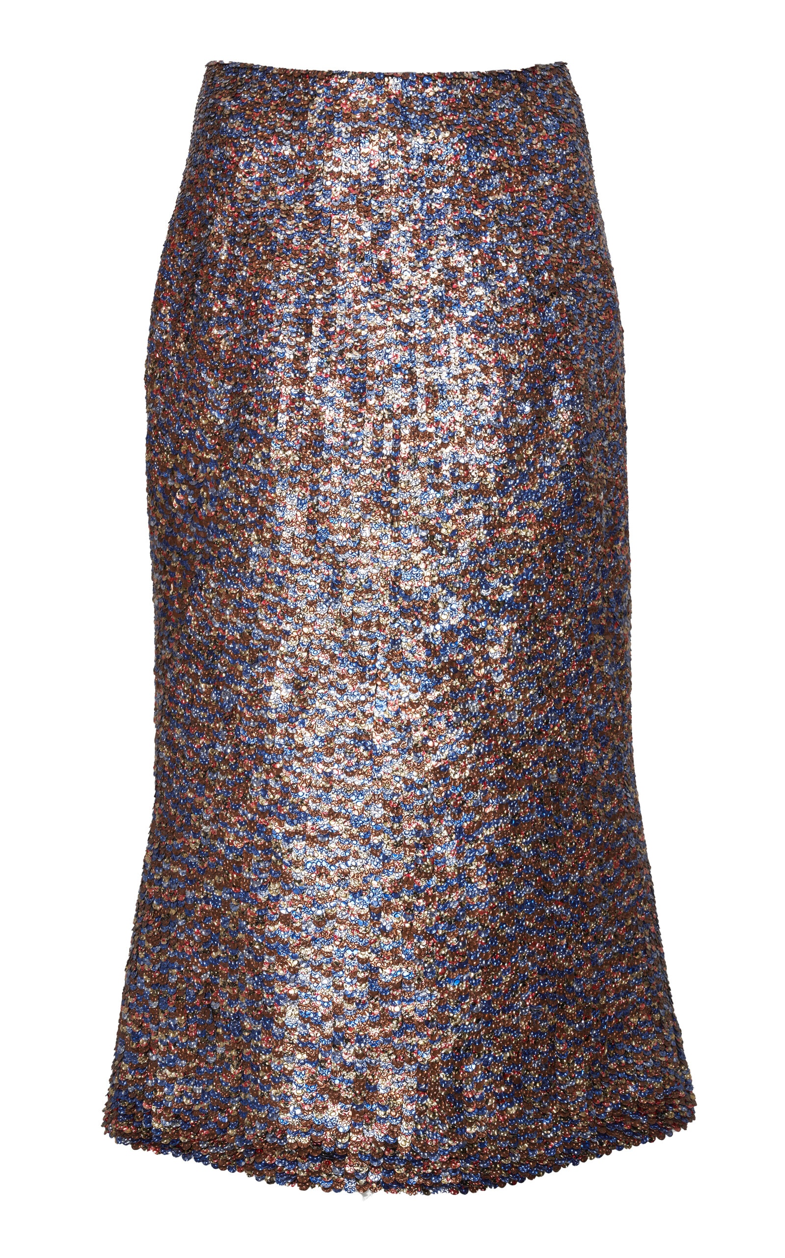 Sibyl Sequined Wool-Blend Midi Skirt multi - 1