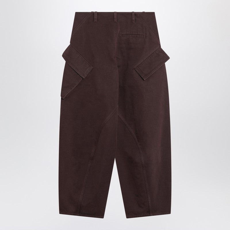 Alaia Bordeaux Chino Cargo Pants Women - 2