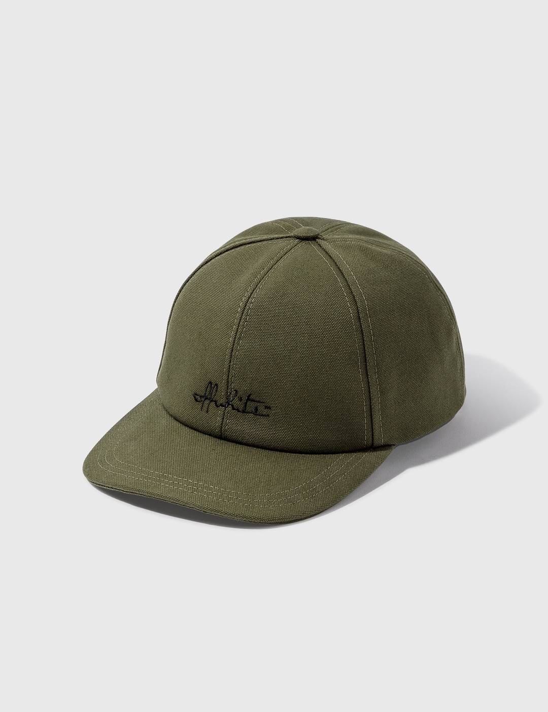 Logo Canvas Baseball Cap - 1