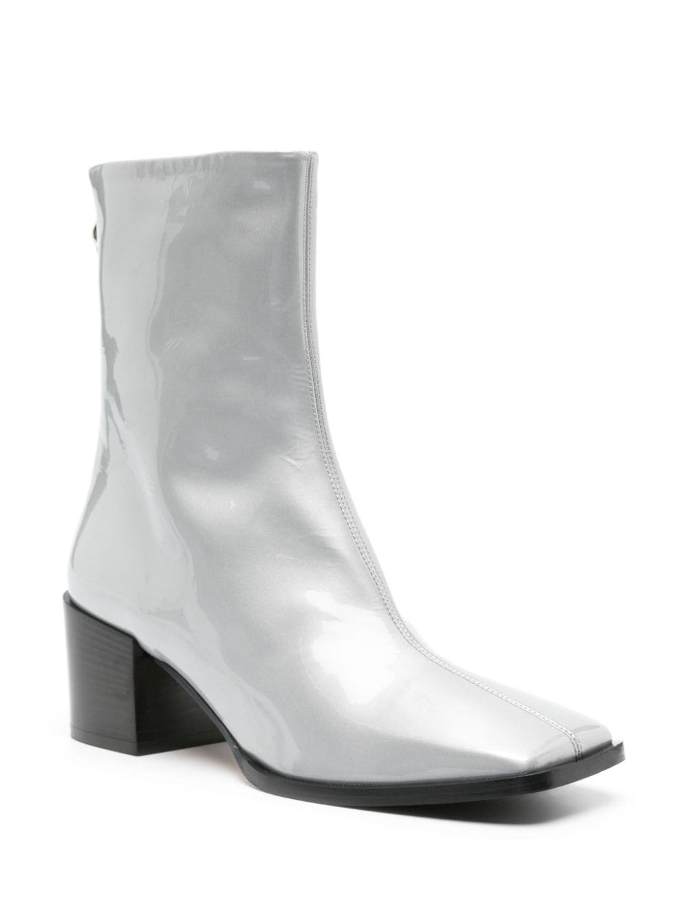 Amina patent leather ankle boots - 2