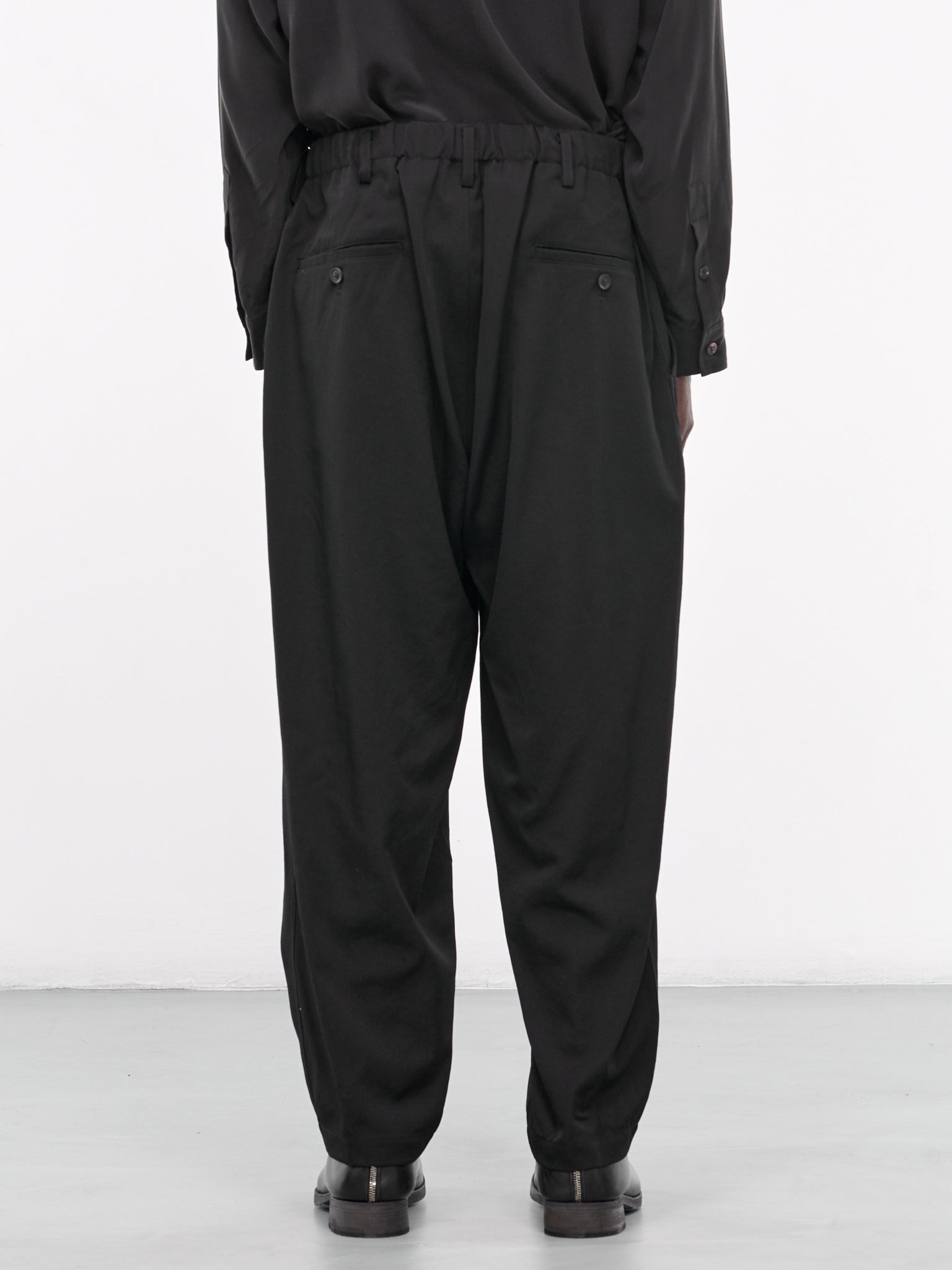 Gabardine U-W Stitch Trousers - 3