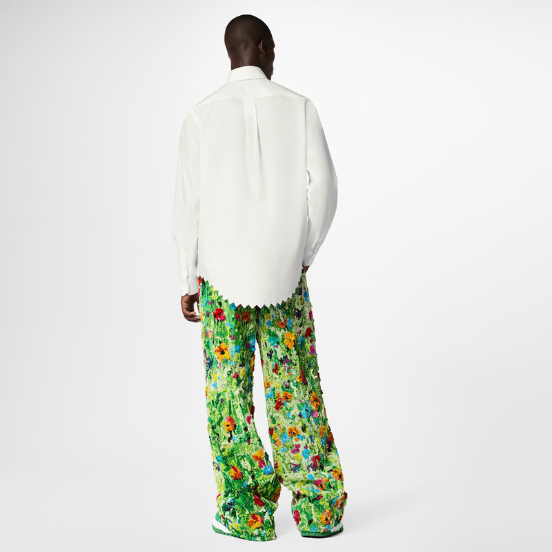 Knotted Collar Long-Sleeved Shirt 3