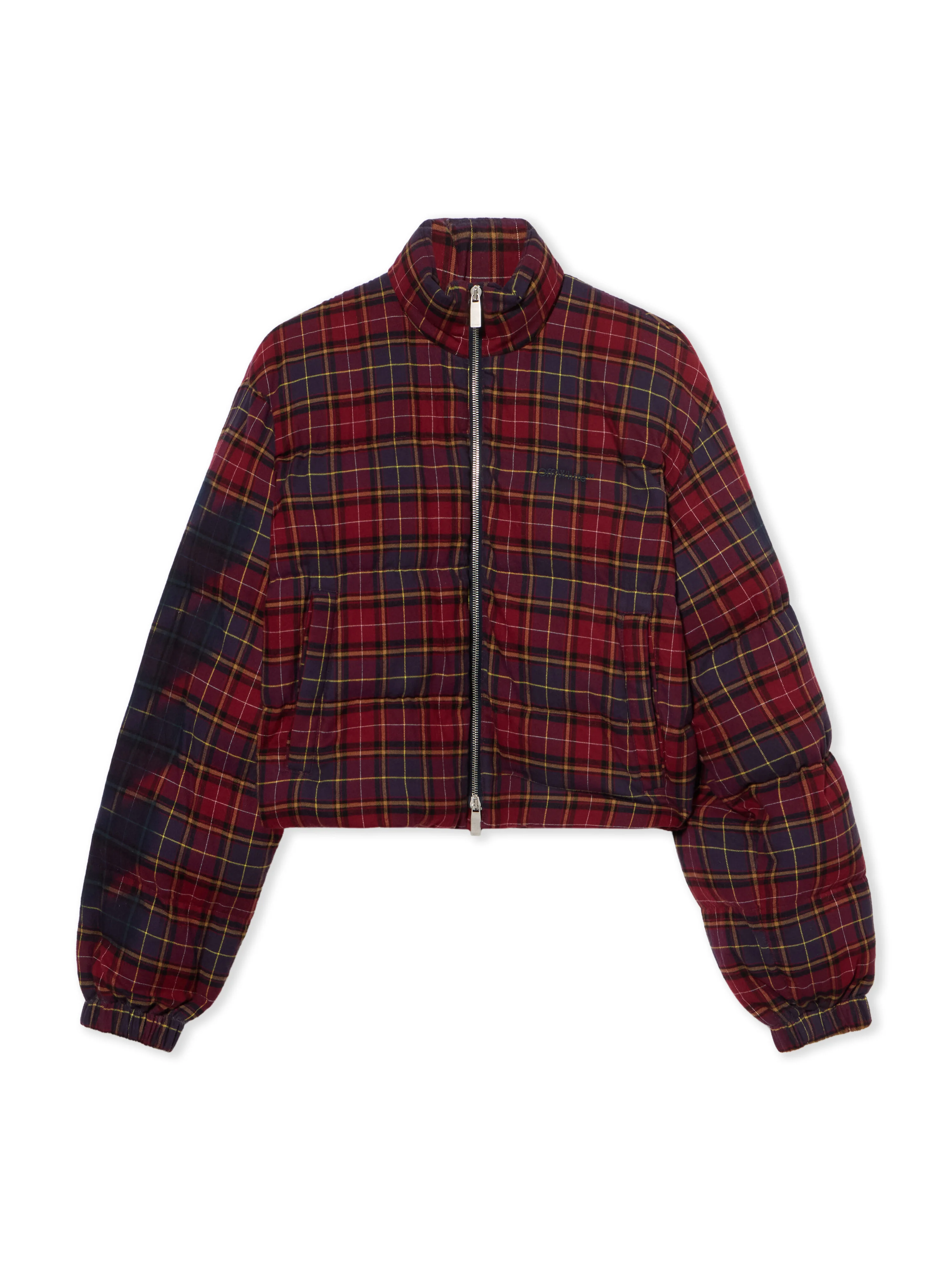 Arrow Spray Check Puffer Jacket - 1