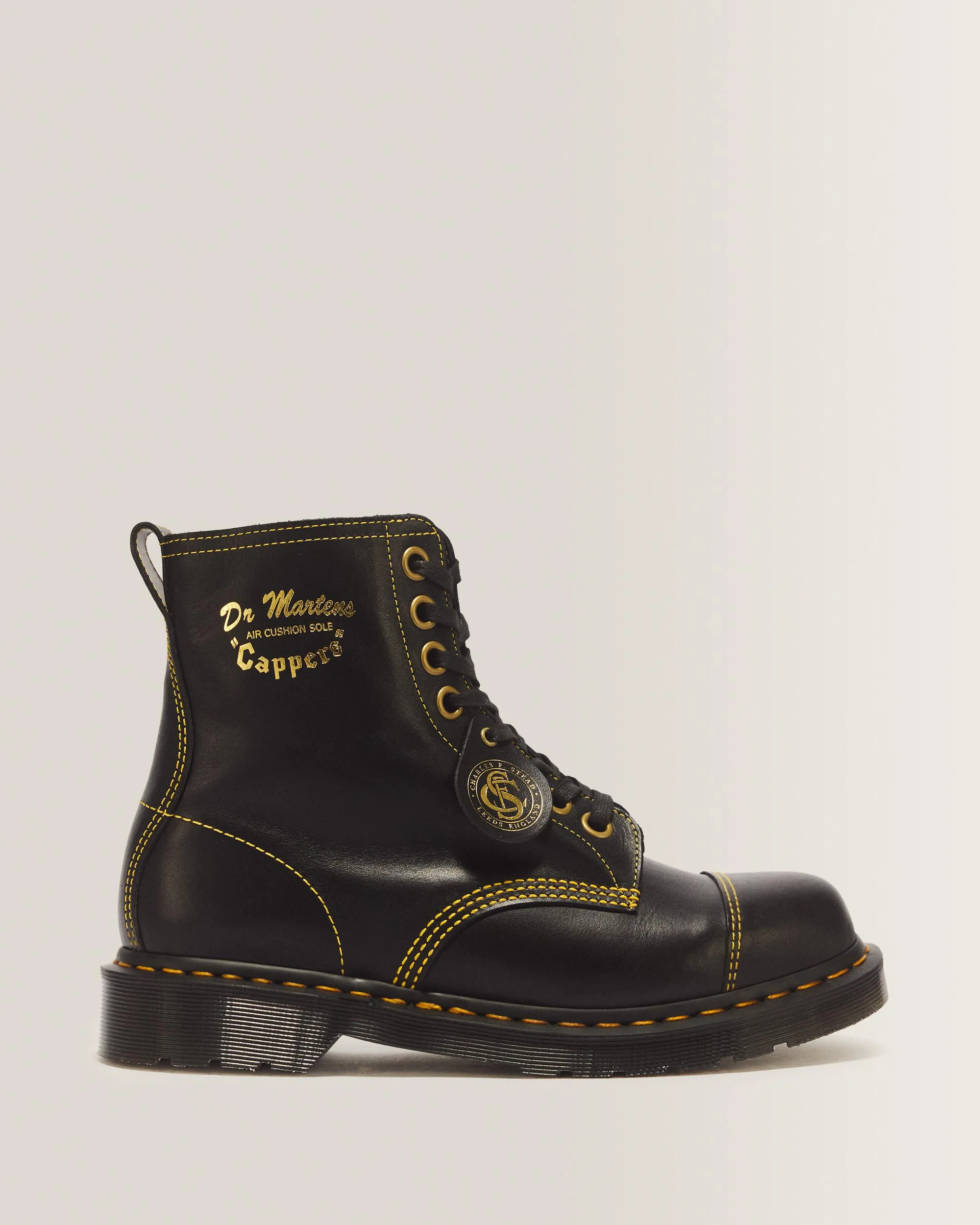 1460 Cappers Classic Calf Leather Lace Up Boots - 1
