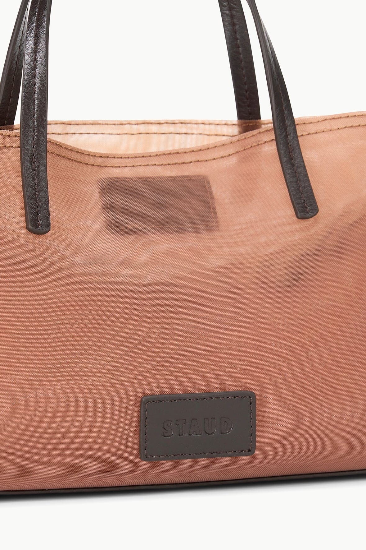 STAUD CHRISTOS MINI MESH TOTE CAMEL - 6