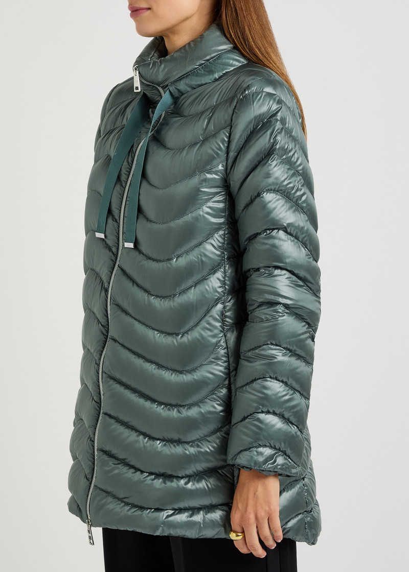 Herno Herno Quilted Glossed Shell Jacket outlook