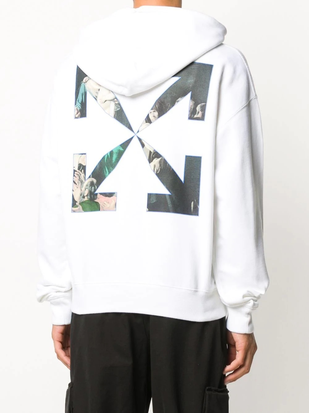 Caravaggio print hoodie - 4