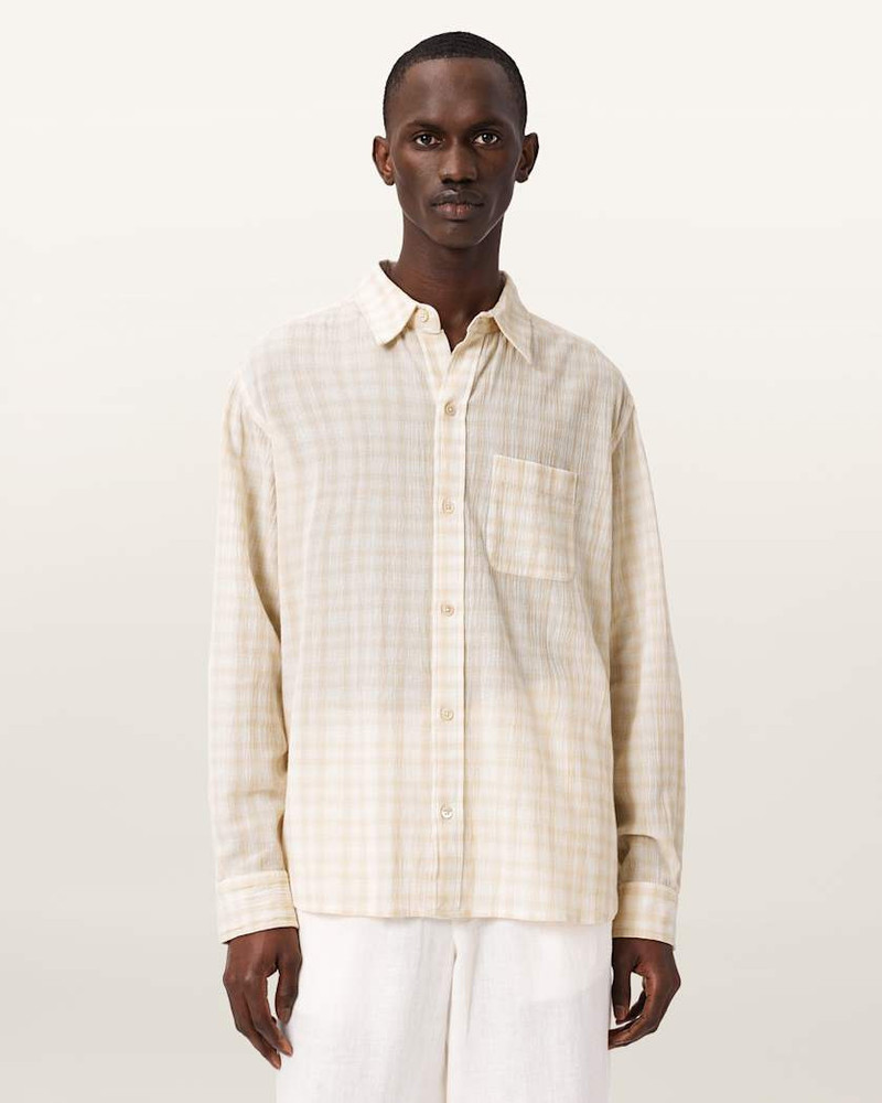 ALLSAINTS TOYA OVERSIZED LONG SLEEVE COTTON SHIRT outlook