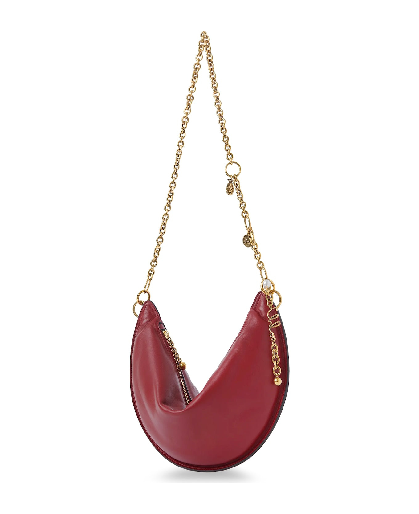 Halfmoon Leather Shoulder Bag - 3