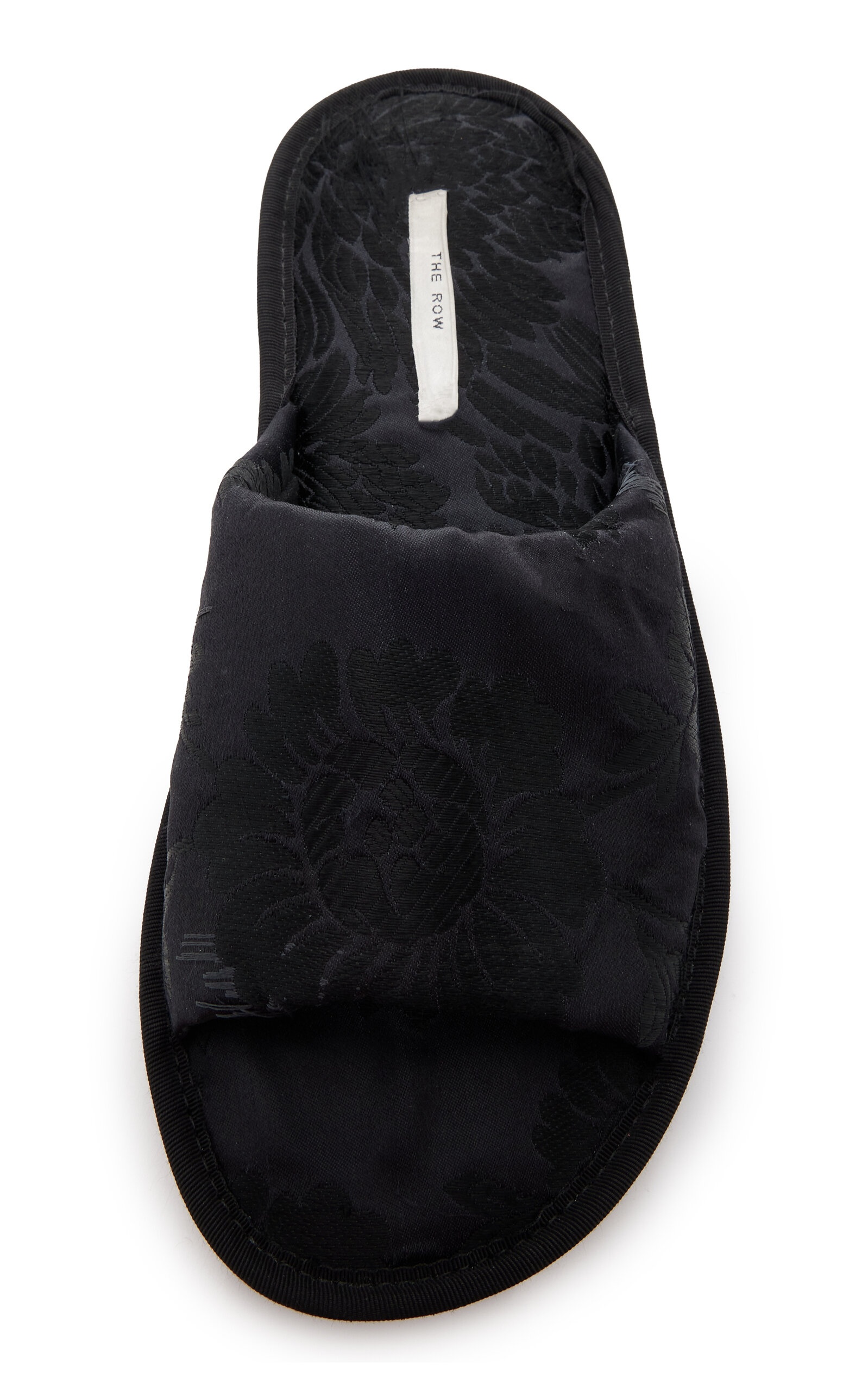 Frances Silk Jacquard Slippers black - 3
