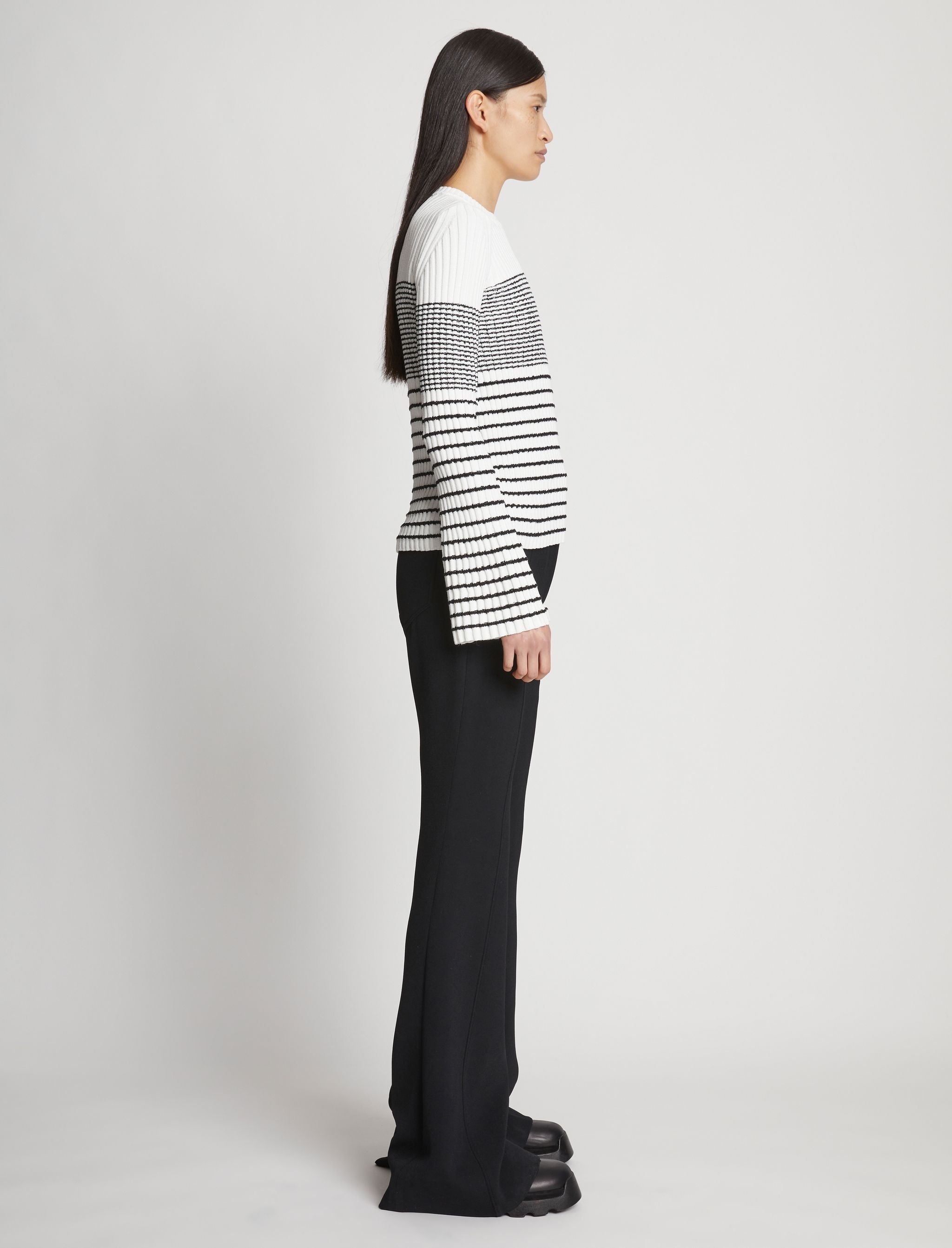 Boucle Mini Stripe Sweater - 4