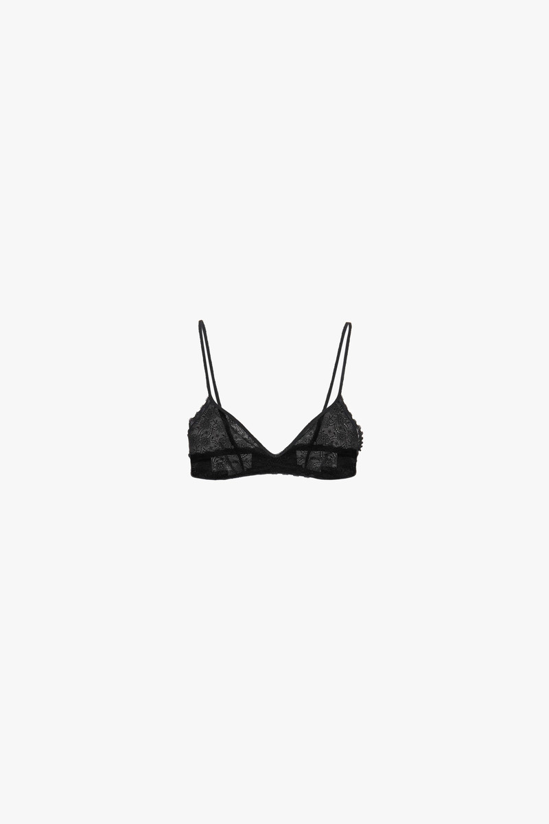 Lace Bra In Black - 1