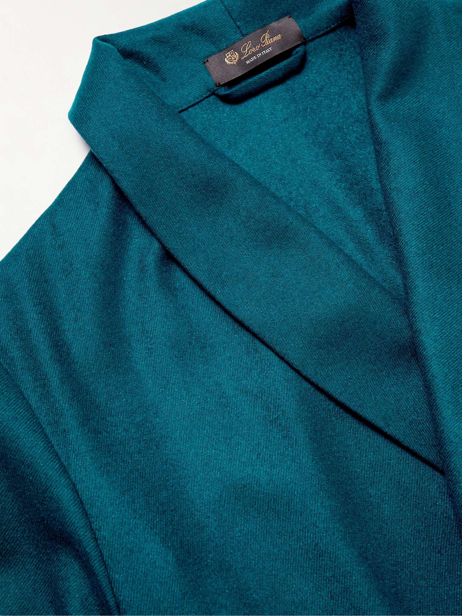 Stretch Cashmere and Silk-Blend Robe - 4