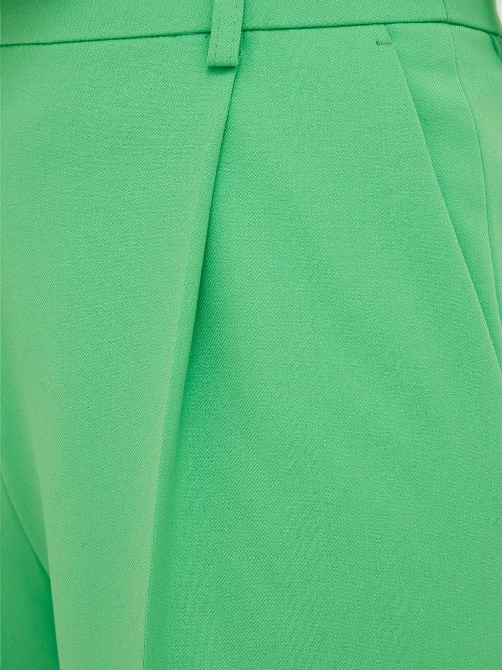 pleated-front trousers - 4