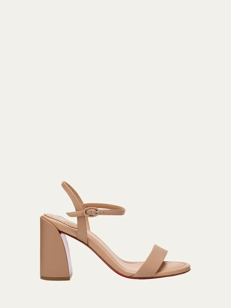 Miss Jane Red Sole Ankle-Strap Sandals - 1