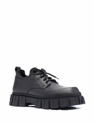 FENDI lace-up leather Derby shoes outlook