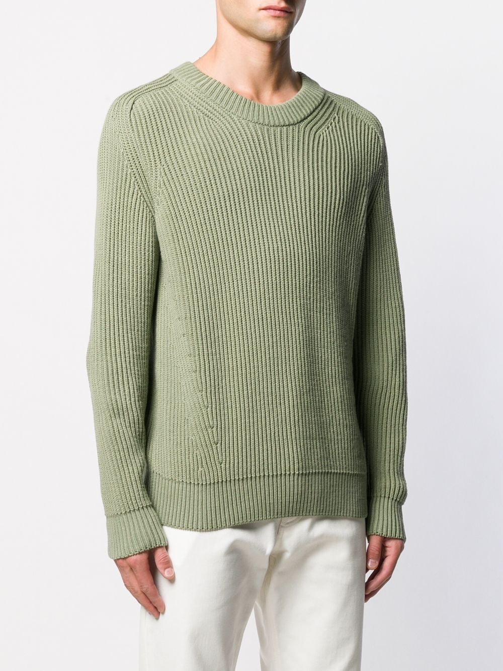 ribbed roll-neck knitted jumper - 3