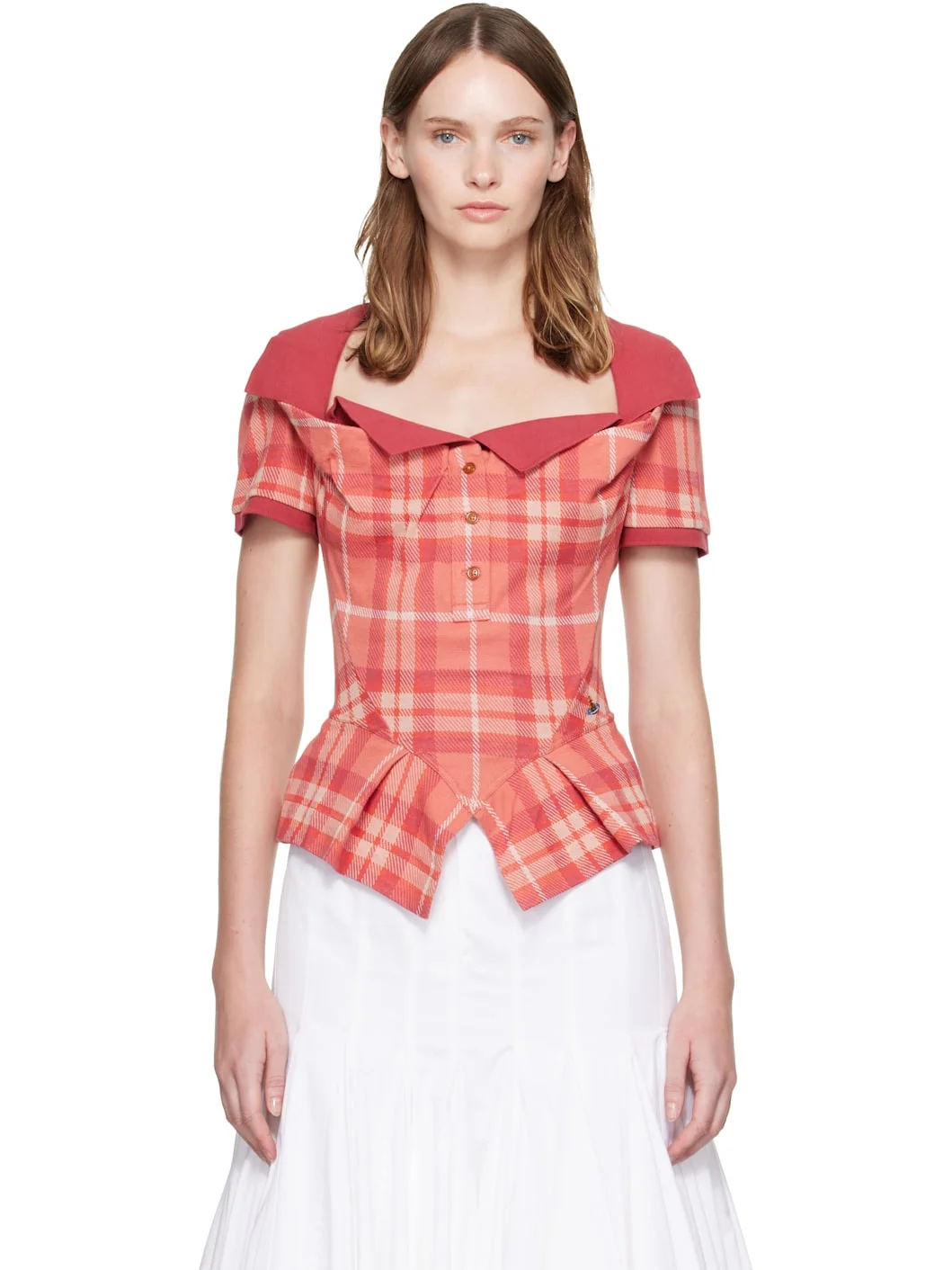 Pink Monday Polo Top - 1