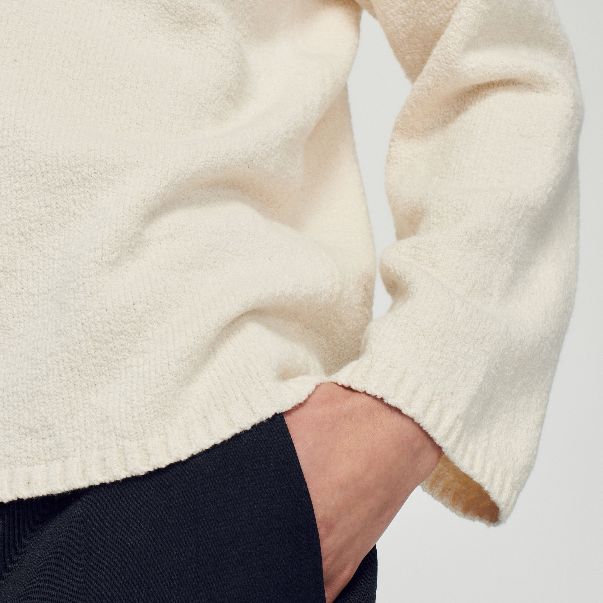 Bouclé knit sweater - 4