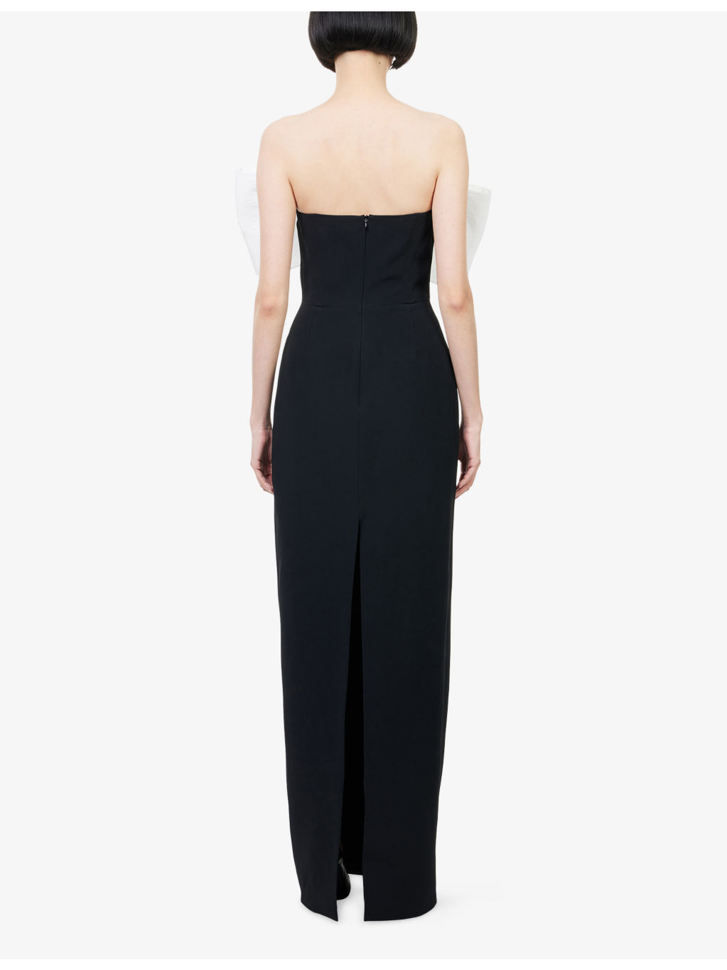 Bow Strapless Woven Maxi Dress - 4