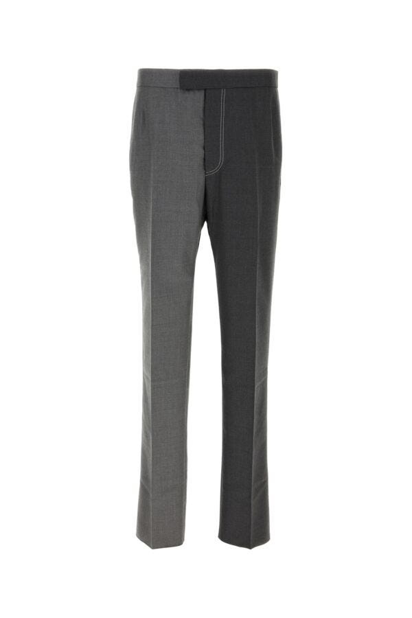 Two-tone wool pant - 1