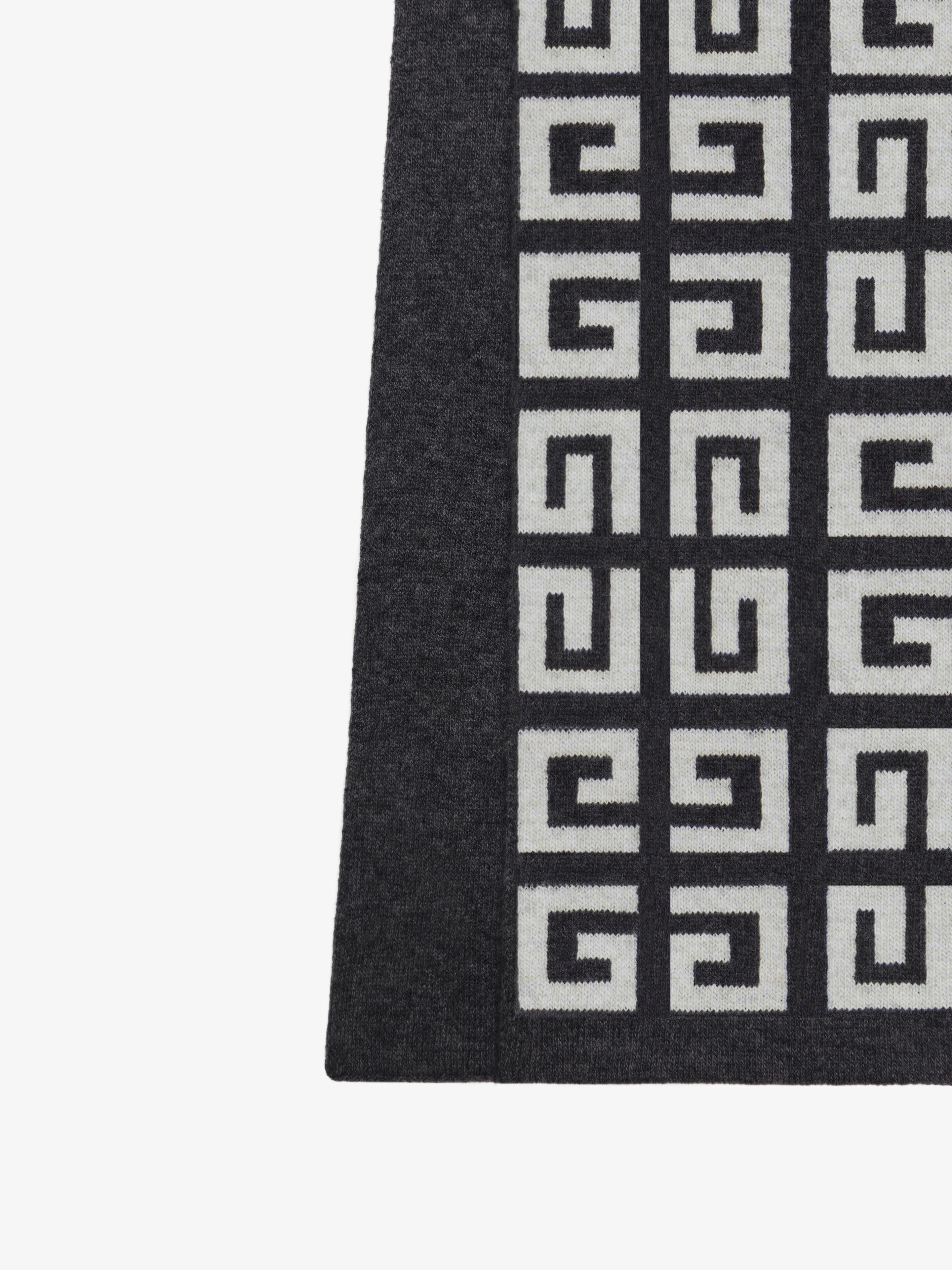 GIVENCHY 4G DOUBLE SIDED SCARF IN WOOL AND CASHMERE - 3