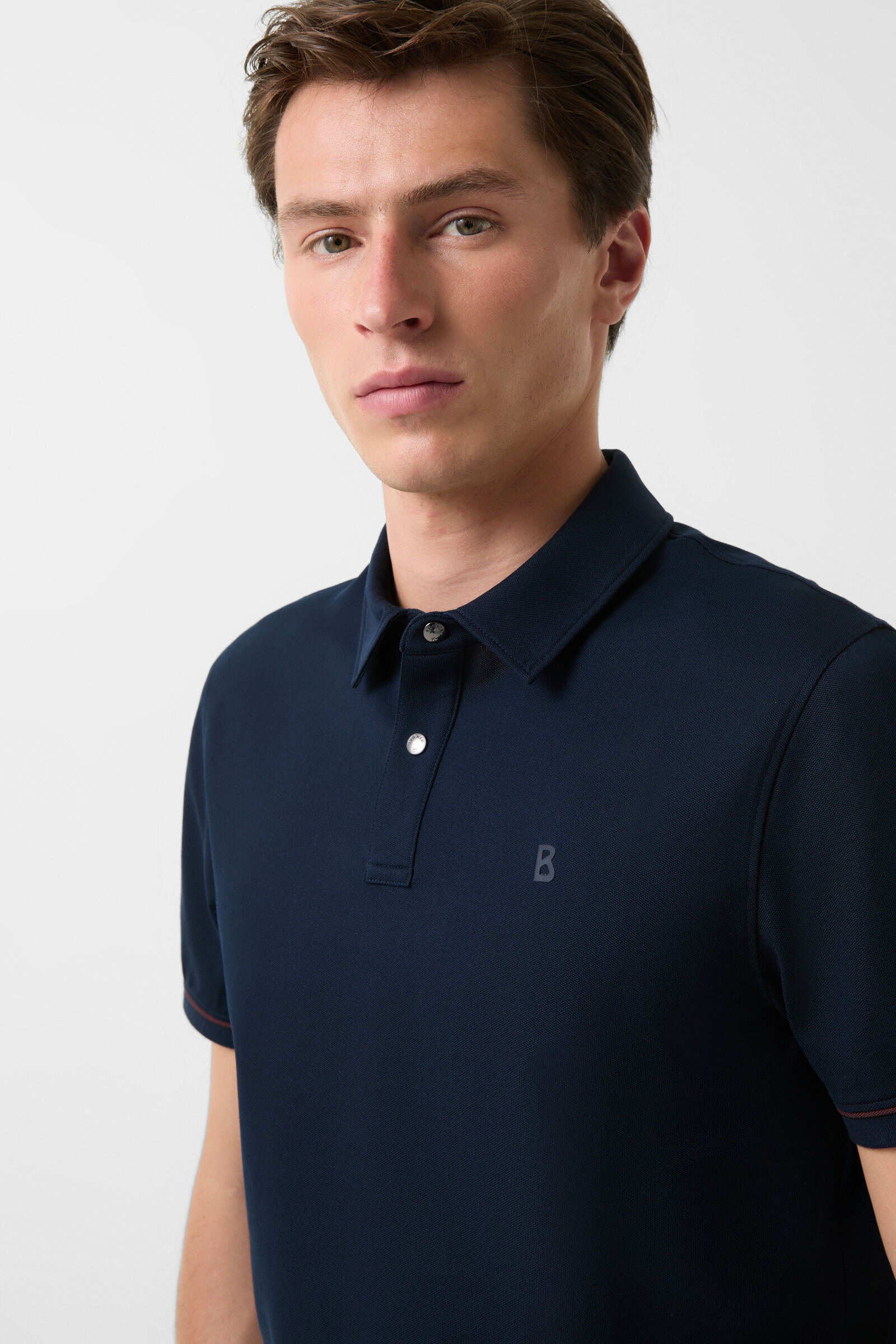 Timo polo shirt in Navy blue - 5