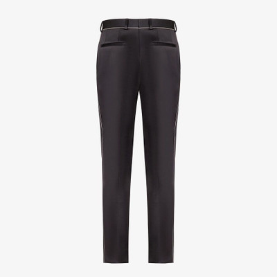 FENDI Black satin pants outlook