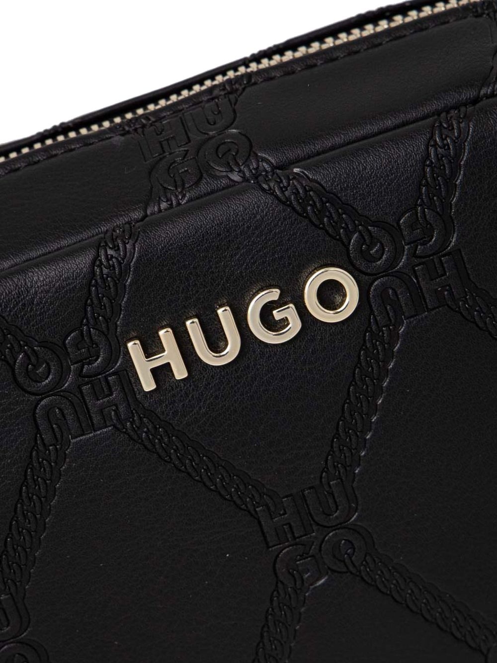 debossed-monogram cross body bag - 4