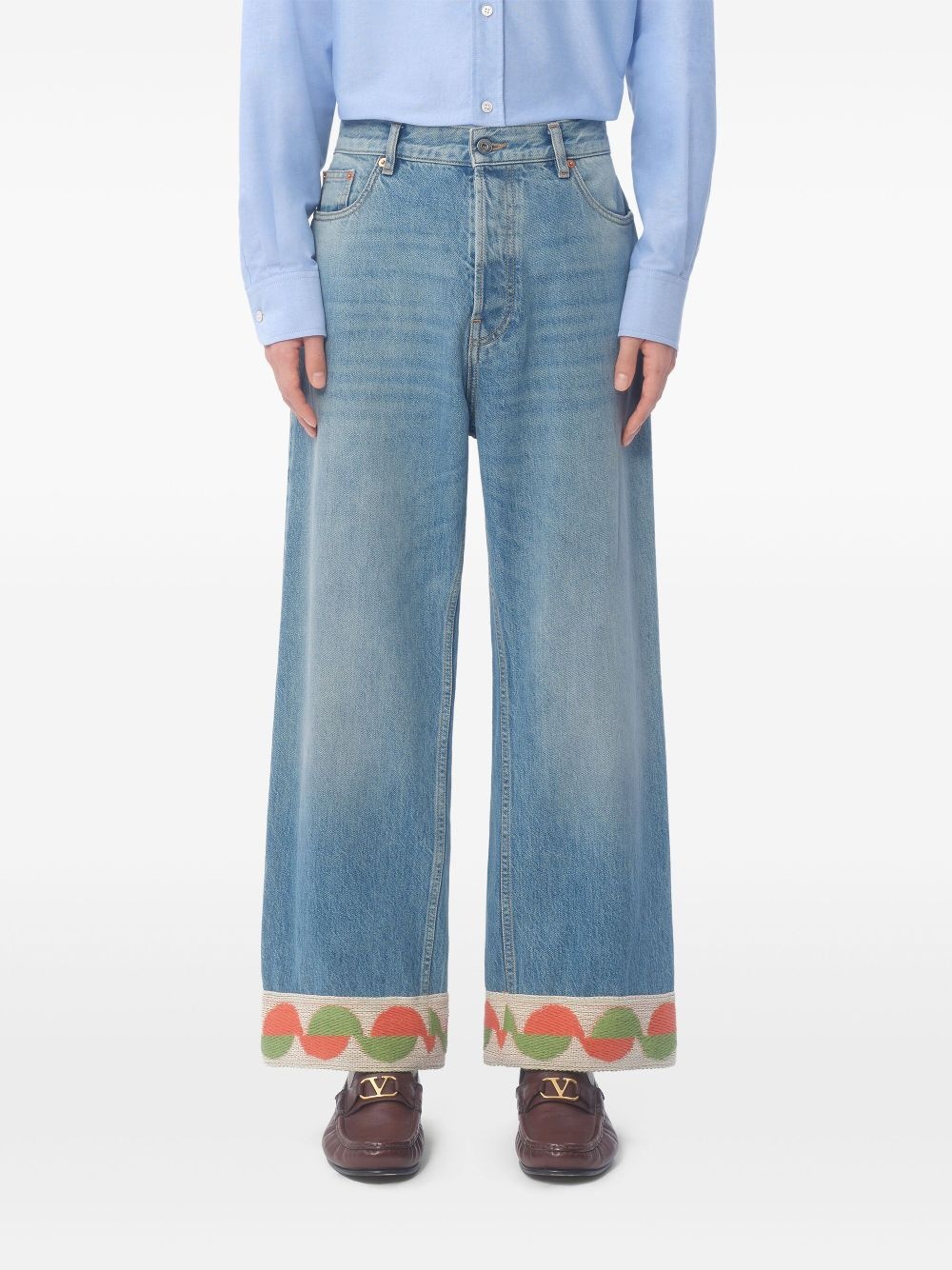 wide-leg jeans - 3