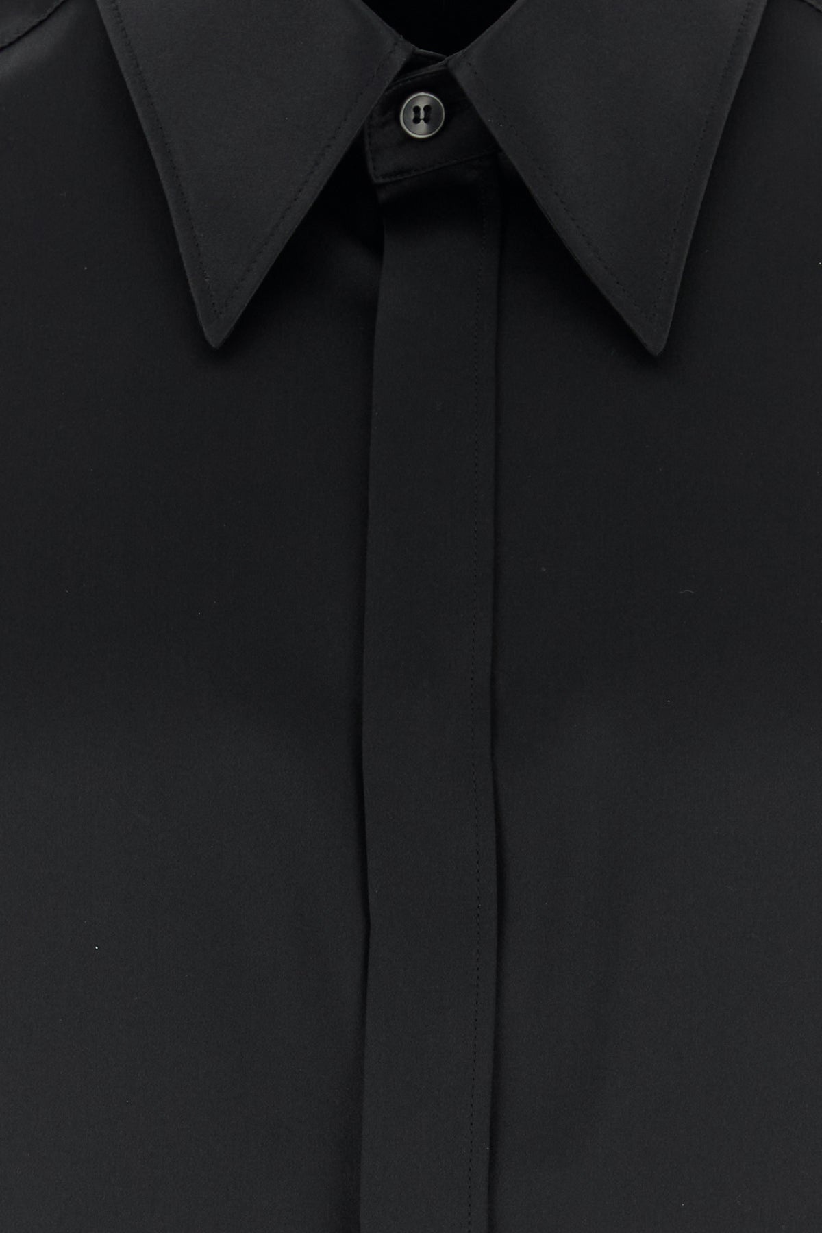 Black satin Martini shirt - 3